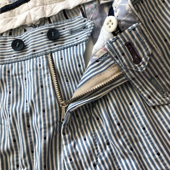 Hiltl Dot Stripe Dress Pants in Light Blue Made in Germany Size 52 / US Size 36 - Picture 8 of 12